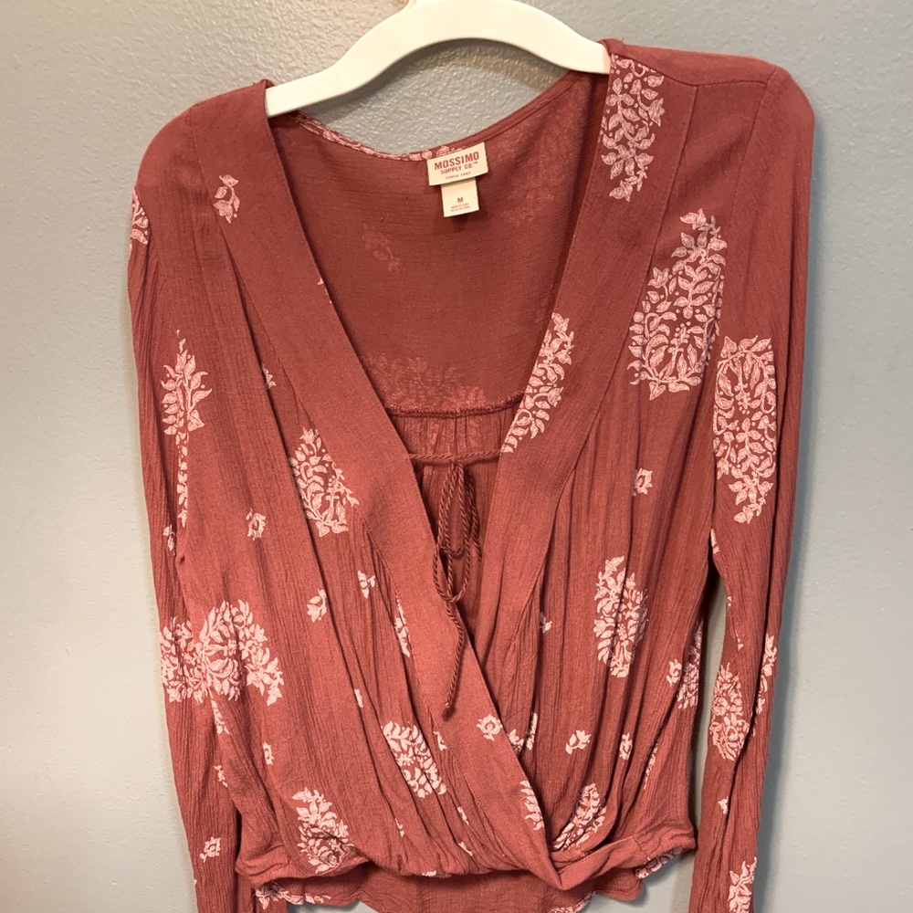 Target boho long sleeve top